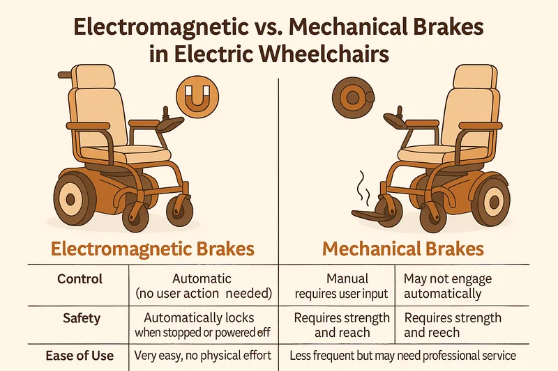 Electromagnetic Vs. Mechanical Brakes In Electric Wheelchairs What’s The Difference